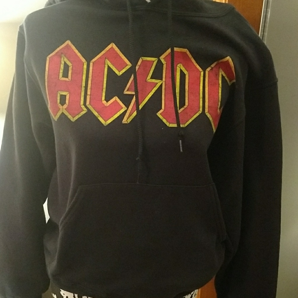Black ACDC hoodie